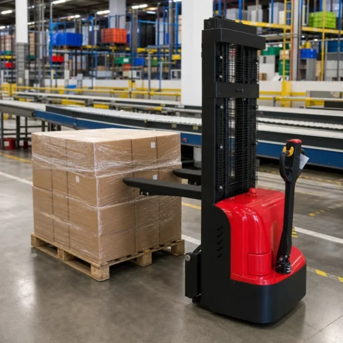 Pedestrian stacker