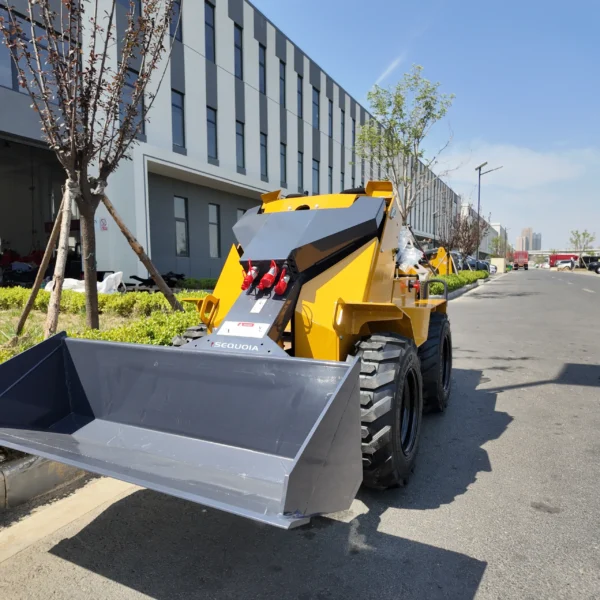 490kg Wheel Skid-Steer Loader