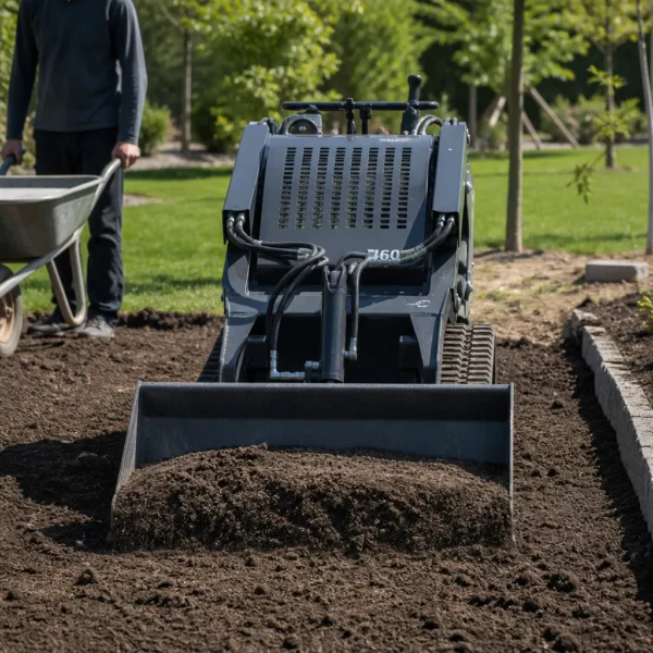 460kg Crawler Skid-Steer Loader